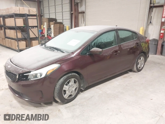 2017 Kia Forte LX with VIN 3KPFK4A78HE061493, listed as a IAAI auction lot 41580452 with 172,908 mi miles and . Bid and sale history available at carsss.com. Image 2.