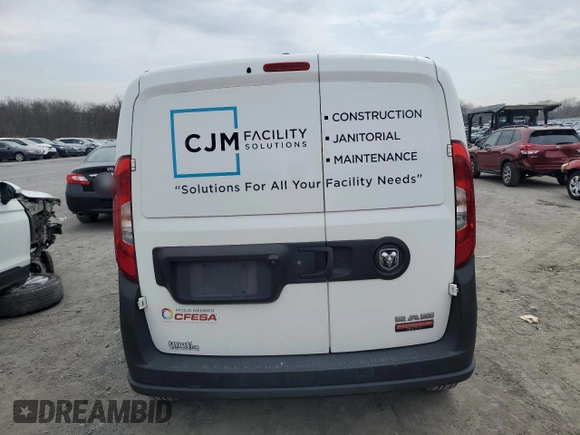 2019 Ram ProMaster City Cargo Tradesman with VIN ZFBHRFAB7K6M88720, listed as a Copart auction lot 50134714 with 172,003 mi miles and . Bid and sale history available at DreamBid. Image 6.