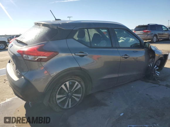 2019 Nissan Kicks SV with VIN 3N1CP5CU2KL563984, listed as a Copart auction lot 46682385 with 90,431 mi miles and Salvage Title. Bid and sale history available at carsss.com. Image 3.