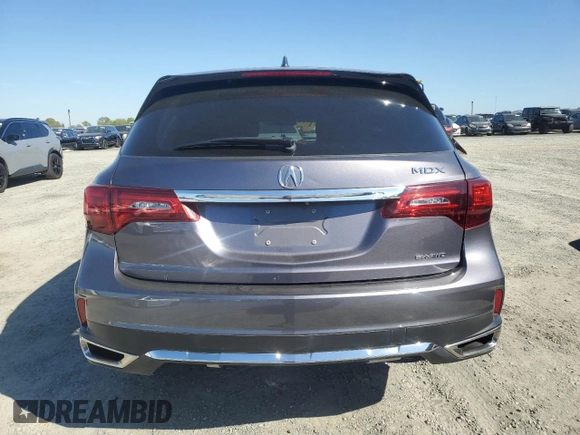 2017 Acura MDX with VIN 5J8YD4H38HL005729, listed as a Copart auction lot 50415045 with 110,661 mi miles and Salvage Title. Bid and sale history available at carsss.com. Image 6.