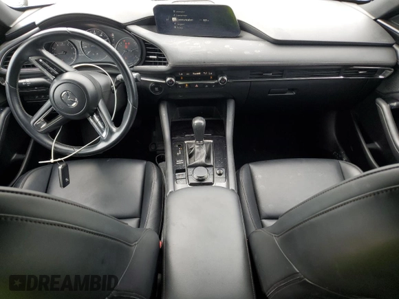 2019 Mazda 3 with VIN JM1BPALM2K1109808, listed as a Copart auction lot 61675735 with 80,746 mi miles and Salvage title. Bid and sale history available at DreamBid. Image 8.