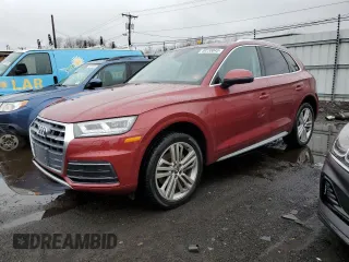 2018 Audi Q5 Premium Plus with VIN WA1BNAFY8J2111263, listed as a Copart auction lot 49230045 with 61,486 mi miles and Salvage Title. Bid and sale history available at carsss.com. Image 1.