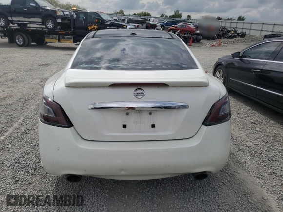 2014 Nissan Maxima SV with VIN 1N4AA5AP2EC456510, listed as a Copart auction lot 54312975 with 151,707 mi miles and Salvage title. Bid and sale history available at DreamBid. Image 6.