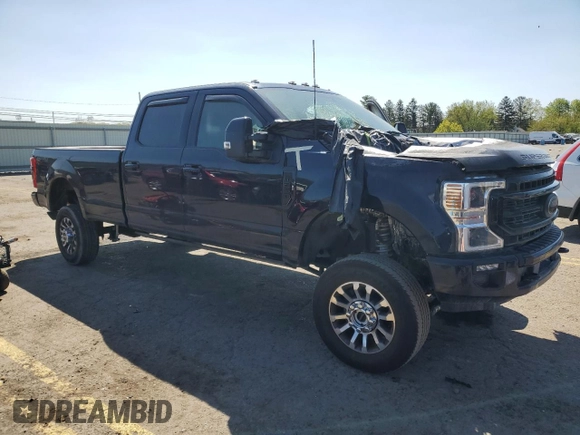 2022 Ford F-250 XL with VIN 1FT7W2BNXNEC81770, listed as a Copart auction lot 52626614 with Not provided miles and Salvage title. Bid and sale history available at DreamBid. Image 4.