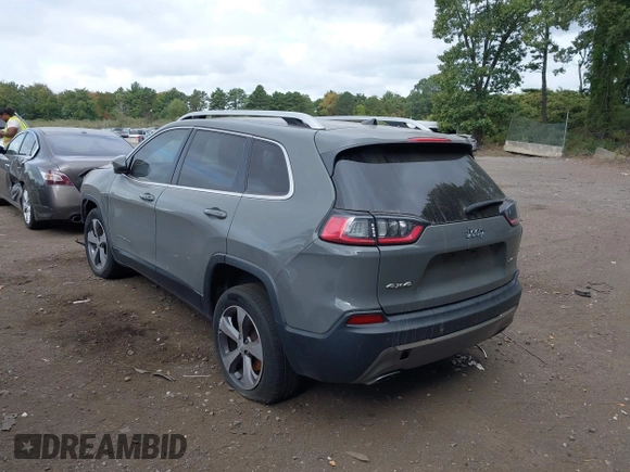 2020 Jeep Cherokee Limited with VIN 1C4PJMDX7LD520090, listed as a IAAI auction lot 40402264 with 120,395 mi miles and . Bid and sale history available at DreamBid. Image 3.