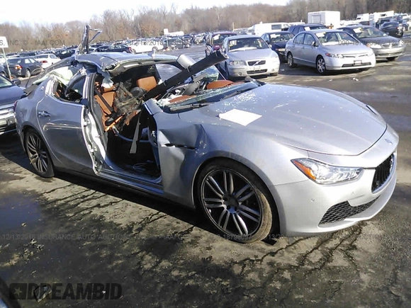 2015 Maserati Ghibli S Q4 с VIN ZAM57RTA3F1152427, выставлен на аукционе IAAI как лот 18798097 с пробегом Не указан миль и . История ставок и продаж доступна на DreamBid. Изображение 1.