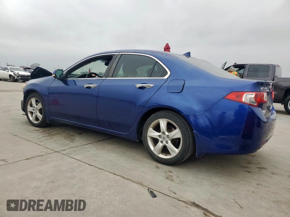 2009 Acura TSX with VIN JH4CU26629C028370, listed as a Copart auction lot 47500185 with 0 mi miles and Salvage Title. Bid and sale history available at carsss.com. Image 2.