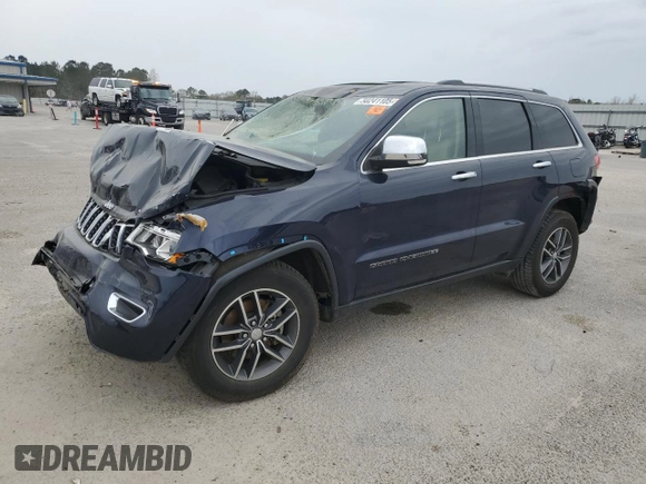 2017 Jeep Grand Cherokee Limited with VIN 1C4RJEBGXHC676994, listed as a Copart auction lot 50241105 with 91,378 mi miles and Salvage Title. Bid and sale history available at carsss.com. Image 1.
