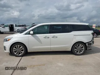 2015 Kia Sedona SX-L with VIN KNDME5C12F6028893, listed as a IAAI auction lot 42109514 with 169,303 mi miles and . Bid and sale history available at DreamBid. Image 14.