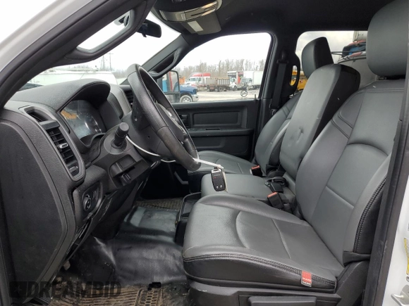 2024 Ram 2500 Tradesman with VIN 3C6UR5CL2RG194296, listed as a Copart auction lot 50347865 with 7,587 mi miles and Salvage title. Bid and sale history available at DreamBid. Image 7.