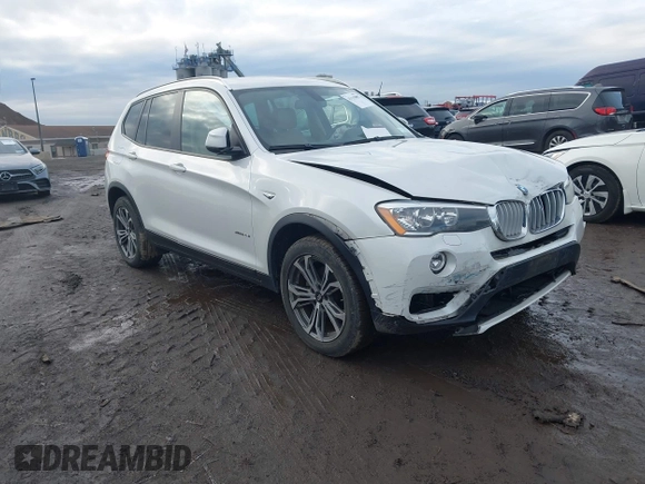 2017 BMW X3 xDrive28i with VIN 5UXWX9C5XH0T09163, listed as a IAAI auction lot 41119805 with 37,990 mi miles and . Bid and sale history available at DreamBid. Image 1.