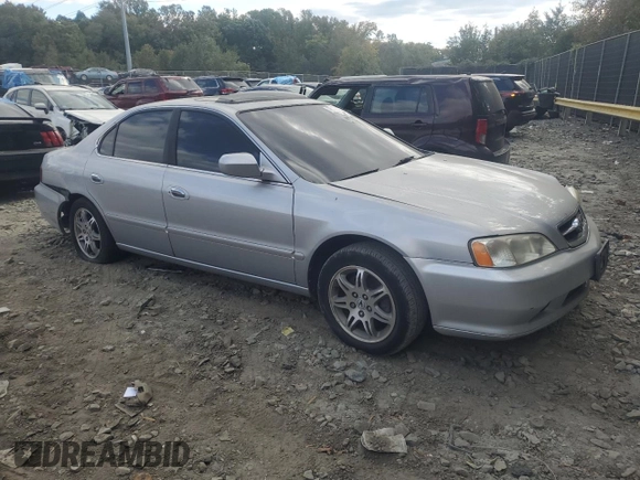 1999 Acura TL with VIN 19UUA5658XA050519, listed as a Copart auction lot 76115334 with 158,248 mi miles and Salvage Title. Bid and sale history available at carsss.com. Image 4.
