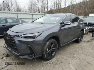 2025 Lexus NX 450h+ Luxury z VIN JTJHKCFZ4S2044799, wystawiony jako Copart lot #42245955 z przebiegiem 7 897 mil mil oraz Szkoda całkowita • Salvage title. Historia ofert i sprzedaży dostępna na DreamBid. Obrazek 1.