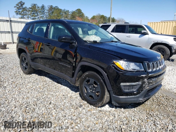 2018 Jeep Compass Sport with VIN 3C4NJCAB0JT462809, listed as a Copart auction lot 49535175 with 79,164 mi miles and Salvage Title. Bid and sale history available at carsss.com. Image 4.