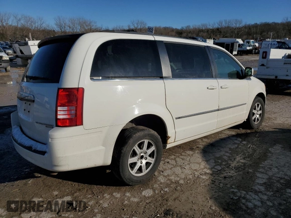 2010 Chrysler Town & Country Touring with VIN 2A4RR5D18AR320312, listed as a Copart auction lot 47983065 with 209,608 mi miles and Salvage Title. Bid and sale history available at carsss.com. Image 3.