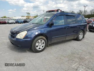 2007 Kia Sedona EX with VIN KNDMB233276105871, listed as a Copart auction lot 73158514 with 0 mi miles and Salvage Title. Bid and sale history available at carsss.com. Image 1.