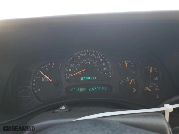2005 Chevrolet Tahoe LS with VIN 1GNEK13V65J170756, listed as a Copart auction lot 50444925 with 230,595 mi miles and Clean Title. Bid and sale history available at carsss.com. Image 9.
