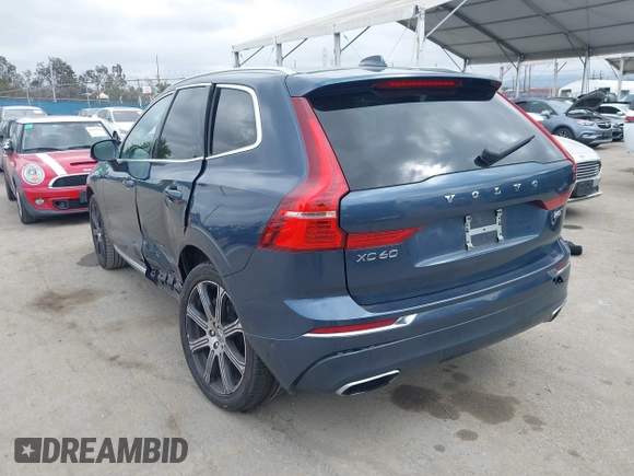 2020 Volvo XC60 Inscription with VIN YV4A22RL4L1566651, listed as a IAAI auction lot 42058491 with 48,597 mi miles and . Bid and sale history available at DreamBid. Image 3.