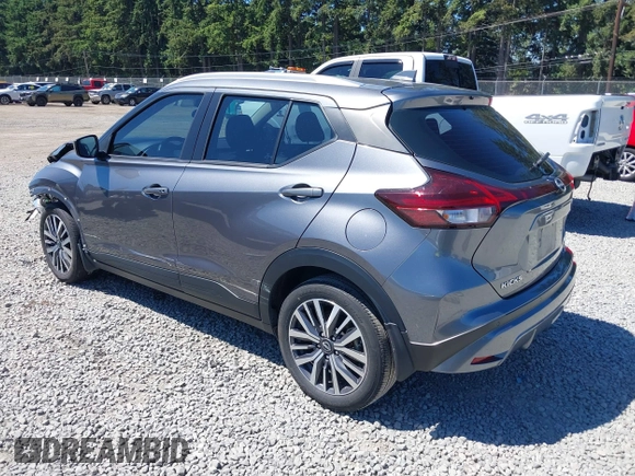 2023 Nissan Kicks SV with VIN 3N1CP5CV8PL542394, listed as a IAAI auction lot 42462163 with 28,017 mi miles and . Bid and sale history available at DreamBid. Image 3.