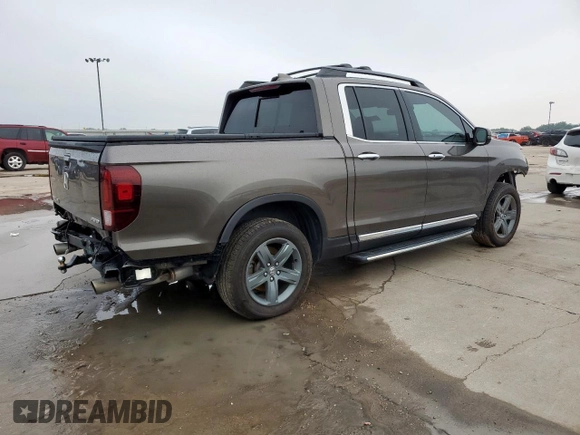 2022 Honda Ridgeline RTL-E с VIN 5FPYK3F75NB000675, выставлен на аукционе Copart как лот 58730835 с пробегом 32 161 миль миль и Списание • Salvage title. История ставок и продаж доступна на DreamBid. Изображение 3.
