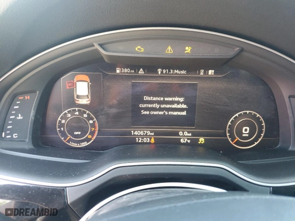 2019 Audi Q7 Prestige with VIN WA1VAAF76KD004430, listed as a Copart auction lot 54002905 with 140,679 mi miles and Clean Title. Bid and sale history available at carsss.com. Image 9.