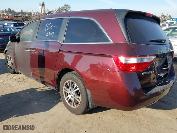 2013 Honda Odyssey EX-L with VIN 5FNRL5H64DB065493, listed as a IAAI auction lot 41878723 with 1 mi miles. Bid and sale history available at carsss.com. Image 3.