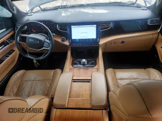 2022 Jeep Grand Wagoneer Series III with VIN 1C4SJVGJ3NS136104, listed as a Copart auction lot 54686725 with 58,677 mi miles and Salvage title. Bid and sale history available at DreamBid. Image 8.