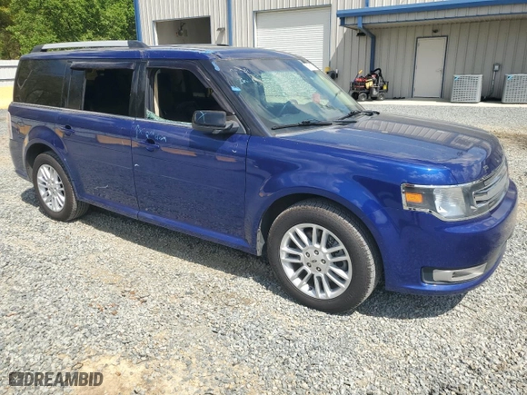 2014 Ford Flex SEL with VIN 2FMGK5C86EBD43002, listed as a Copart auction lot 51981525 with 101,442 mi miles and Salvage Title. Bid and sale history available at carsss.com. Image 4.