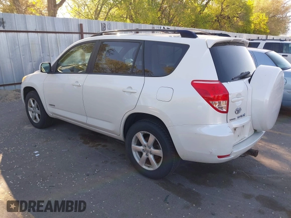 2007 Toyota RAV4 Limited with VIN JTMBK31VX75038508, listed as a IAAI auction lot 42161716 with 225,197 mi miles. Bid and sale history available at carsss.com. Image 3.
