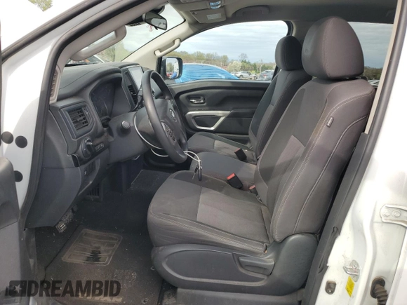 2022 Nissan Titan S with VIN 1N6AA1EC1NN107530, listed as a Copart auction lot 52035905 with 44,873 mi miles and Salvage title. Bid and sale history available at DreamBid. Image 7.