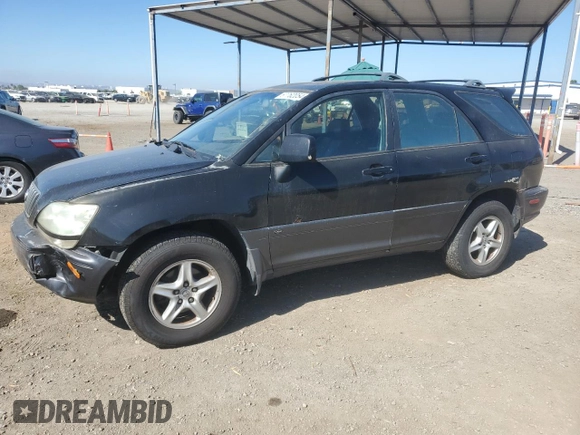 2002 Lexus RX 300 with VIN JTJHF10U820282916, listed as a Copart auction lot 67762054 with 188,965 mi miles and Salvage Title. Bid and sale history available at carsss.com. Image 1.