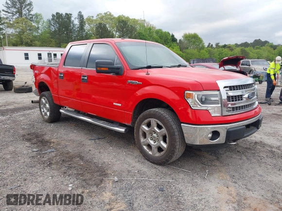 2014 Ford F-150 XL with VIN 1FTFW1ET0EFA05463, listed as a IAAI auction lot 42037670 with 219,154 mi miles and . Bid and sale history available at DreamBid. Image 1.