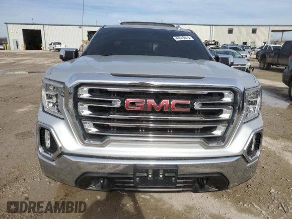 2019 GMC Sierra 1500 SLT z VIN 1GTU9DED5KZ281737, wystawiony jako Copart lot #43810515 z przebiegiem 80 843 mil mil oraz Szkoda całkowita • Salvage title. Historia ofert i sprzedaży dostępna na DreamBid. Obrazek 5.