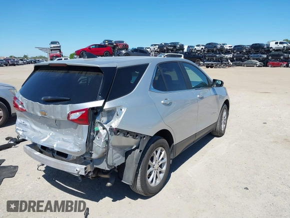 2021 Chevrolet Equinox LT with VIN 3GNAXKEV1MS126504, listed as a IAAI auction lot 41833363 with 76,137 mi miles. Bid and sale history available at carsss.com. Image 4.