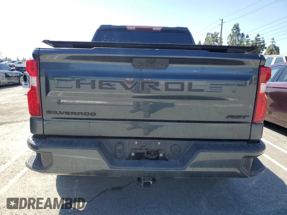 2020 Chevrolet Silverado 1500 RST with VIN 3GCPWDET7LG196686, listed as a Copart auction lot 49129375 with 72,562 mi miles and Salvage Title. Bid and sale history available at DreamBid. Image 6.