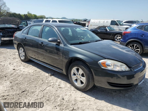 2013 Chevrolet Impala LS with VIN 2G1WF5E36D1203163, listed as a Copart auction lot 52684025 with 118,674 mi miles and Salvage Title. Bid and sale history available at DreamBid. Image 4.