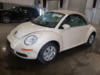 2009 Volkswagen Beetle S with VIN 3VWRF31Y49M408956, listed as a Copart auction lot 80021324 with 46,902 mi miles and Salvage Title. Bid and sale history available at DreamBid. Image 1.