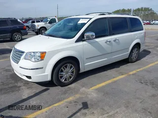 2010 Chrysler Town & Country Limited with VIN 2A4RR6DX7AR124114, listed as a IAAI auction lot 41595803 with 183,684 mi miles. Bid and sale history available at carsss.com. Image 2.