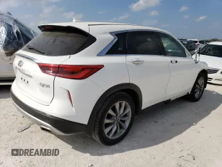 2021 Infiniti QX50 PURE with VIN 3PCAJ5AA0MF110169, listed as a Copart auction lot 46043353 with 41,107 mi miles. Bid and sale history available at carsss.com. Image 3.