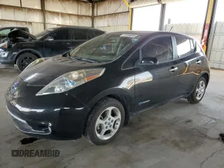 2013 Nissan LEAF SL with VIN 1N4AZ0CPXDC405554, listed as a Copart auction lot 52554505 with 65,153 mi miles and Clean Title. Bid and sale history available at carsss.com. Image 1.