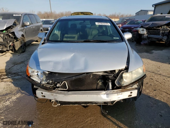 2008 Honda Civic Sdn EX-L with VIN 1HGFA16928L060750, listed as a Copart auction lot 47955235 with 204,619 mi miles and Salvage Title. Bid and sale history available at carsss.com. Image 5.