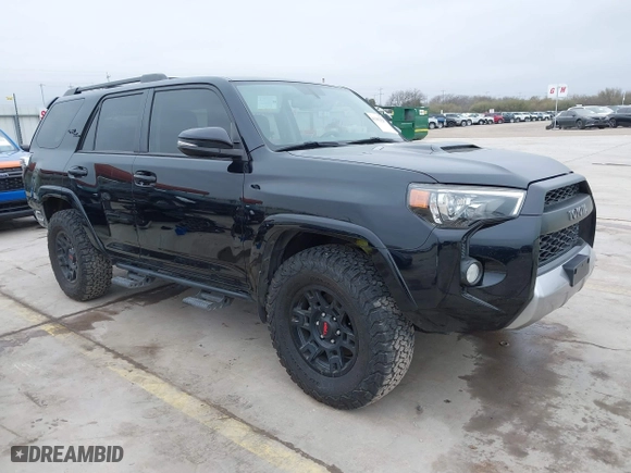 2019 Toyota 4Runner SR5 with VIN JTEBU5JR6K5725188, listed as a IAAI auction lot 41387925 with 96,544 mi miles. Bid and sale history available at carsss.com. Image 1.