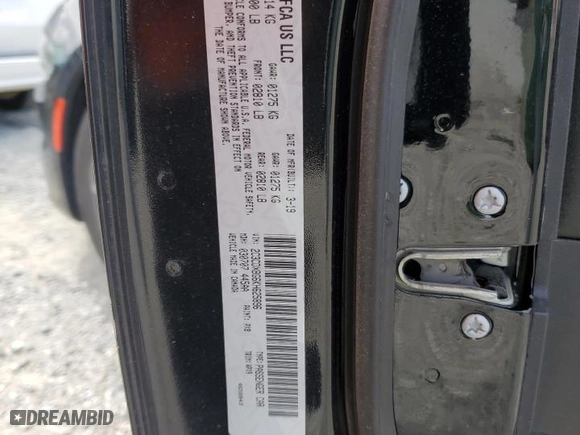 2019 Dodge Charger SXT with VIN 2C3CDXBG6KH625896, listed as a Copart auction lot 52080835 with 119,131 mi miles and Salvage Title. Bid and sale history available at carsss.com. Image 13.