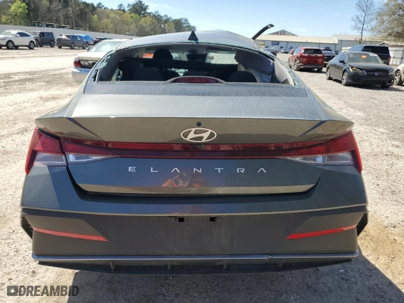 2024 Hyundai Elantra SEL with VIN KMHLM4DG5RU759695, listed as a Copart auction lot 49139365 with 0 mi miles and Salvage Title. Bid and sale history available at carsss.com. Image 6.