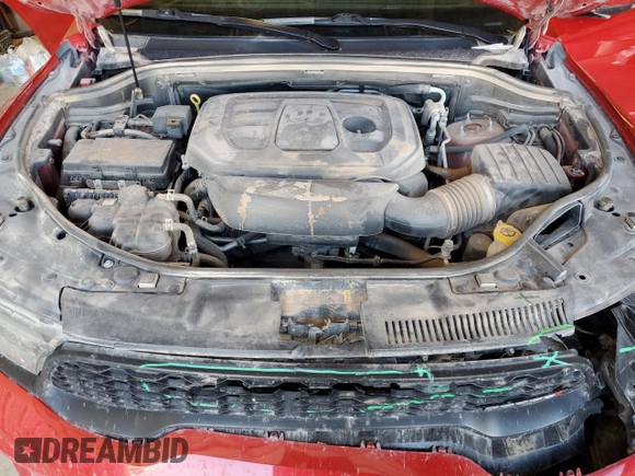 2021 Dodge Durango GT Plus with VIN 1C4RDHDGXMC715762, listed as a Copart auction lot 47802015 with 72,628 mi miles and Salvage Title. Bid and sale history available at DreamBid. Image 12.
