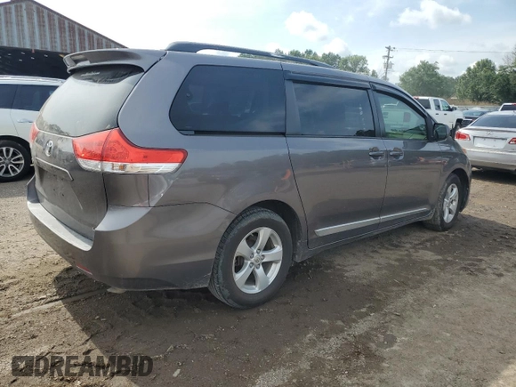 2014 Toyota Sienna LE AAS with VIN 5TDKK3DCXES491979, listed as a Copart auction lot 58493005 with 165,975 mi miles and Salvage title. Bid and sale history available at DreamBid. Image 3.