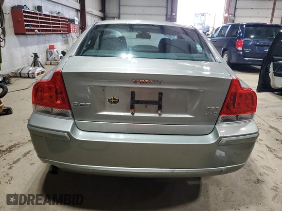 2007 Volvo S60 2.5L Turbo with VIN YV1RH592372623719, listed as a Copart auction lot 50138085 with 100,801 mi miles and Salvage Title. Bid and sale history available at carsss.com. Image 6.