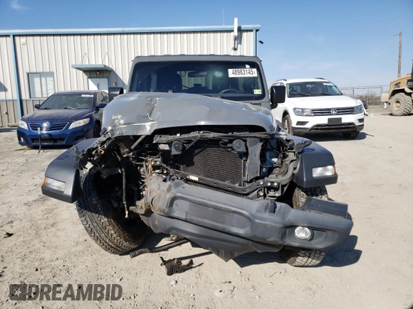 2020 Jeep Wrangler Unlimited Sport Altitude with VIN 1C4HJXDG5LW346627, listed as a Copart auction lot 48983145 with Not provided miles and Salvage title. Bid and sale history available at DreamBid. Image 5.