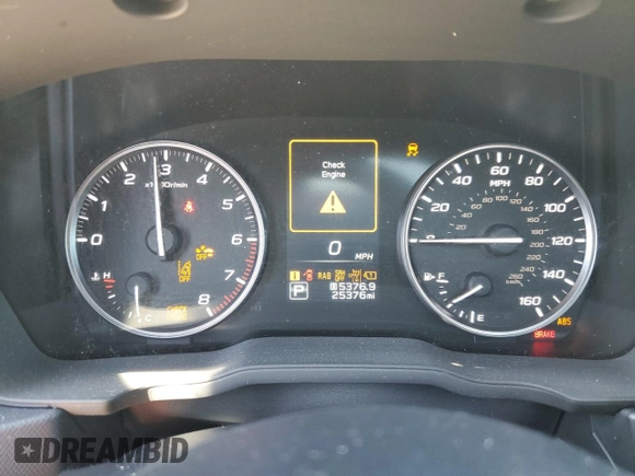 2025 Subaru Forester Limited with VIN JF2SLDRC9SH420205, listed as a Copart auction lot 59107825 with 25,376 mi miles and Salvage title. Bid and sale history available at DreamBid. Image 9.