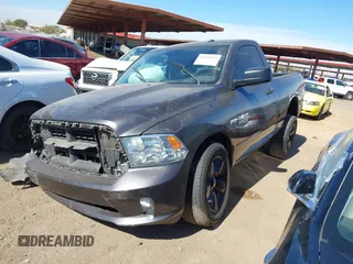 2016 Ram 1500 Tradesman with VIN 3C6JR6ATXGG158364, listed as a IAAI auction lot 41626474 with 81,776 mi miles and . Bid and sale history available at DreamBid. Image 2.